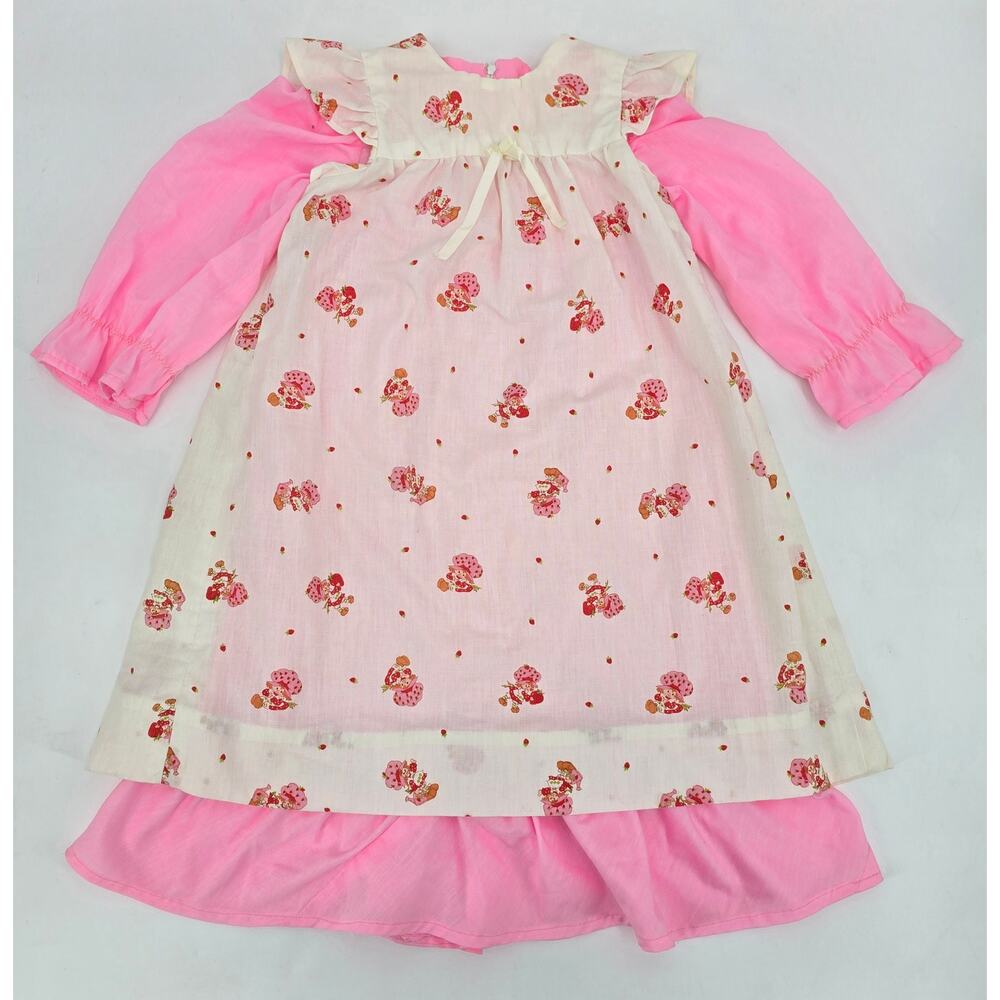 Vintage 1980 Handmade Strawberry Shortcake Dress